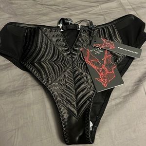 Killstar xs spiderweb underwear panties